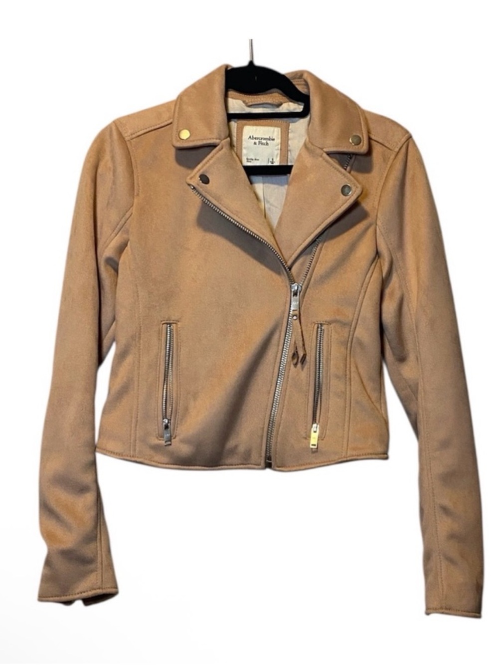Abercrombie & Fitch Suede Moto Jacket